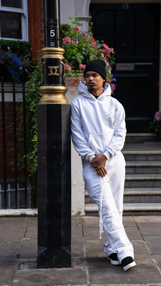 Flared Sweatpants - Heather Grey