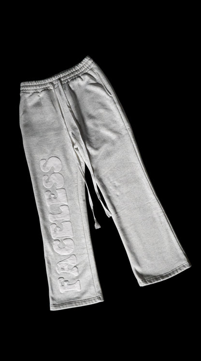 Flared Sweatpants - Heather Grey