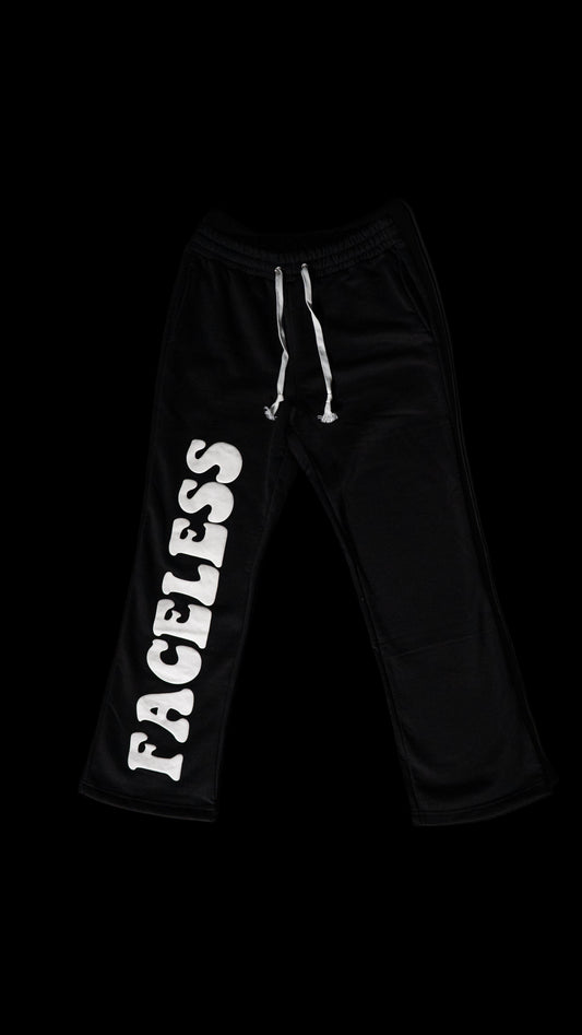 Flared Sweatpants - Jet Black