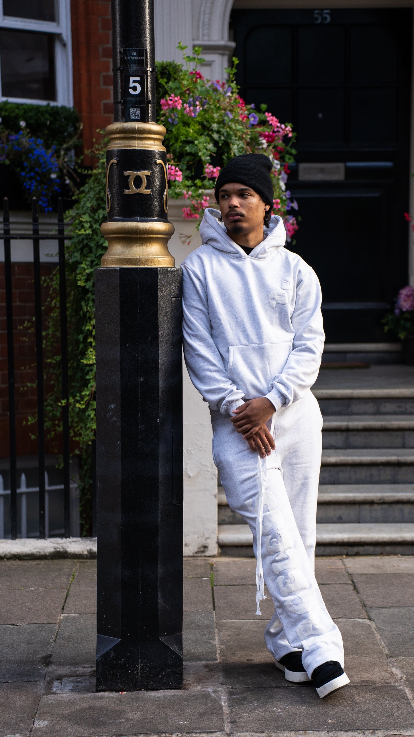 Flared Sweatpants - Heather Grey